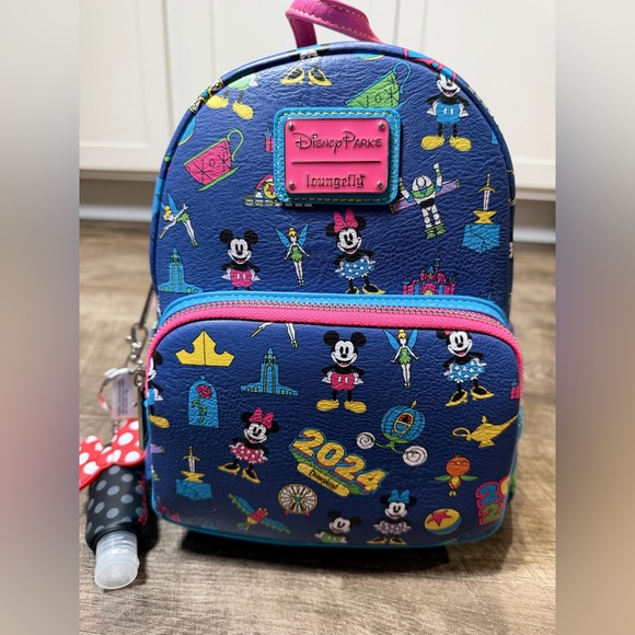 Walt Disney World 2024 - Mickey Mouse and Friends Loungefly Mini Backpack – New! main image 6